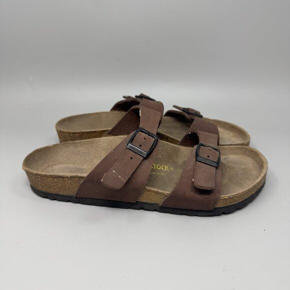 Birkenstock Arizona Soft Footbed Brown Suede Sandals Size 8.5 US - Picture 1 of 6